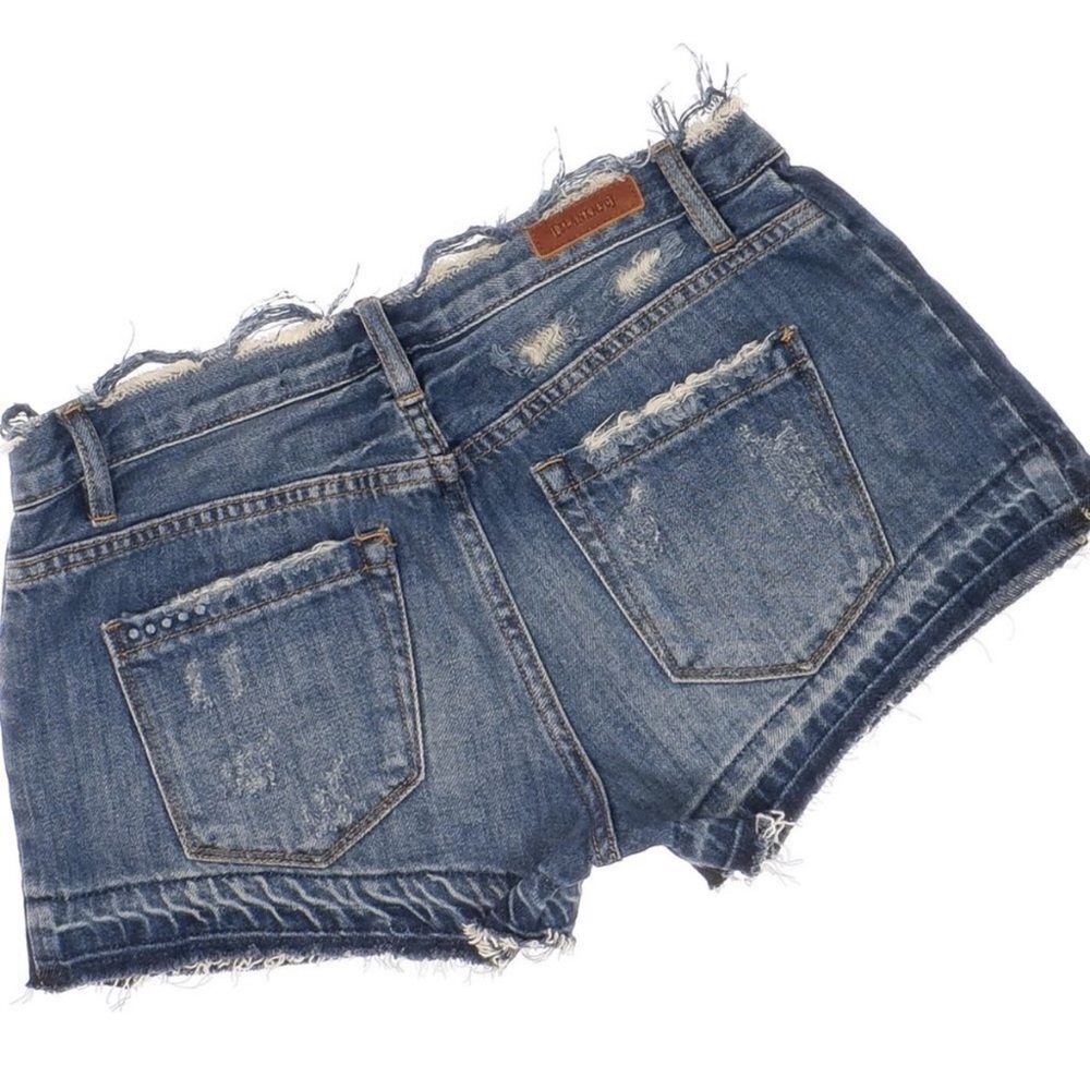 Hiker Shorts Size 25 Womens Cotton Distressed Released Hem - Picture 4 of 10
